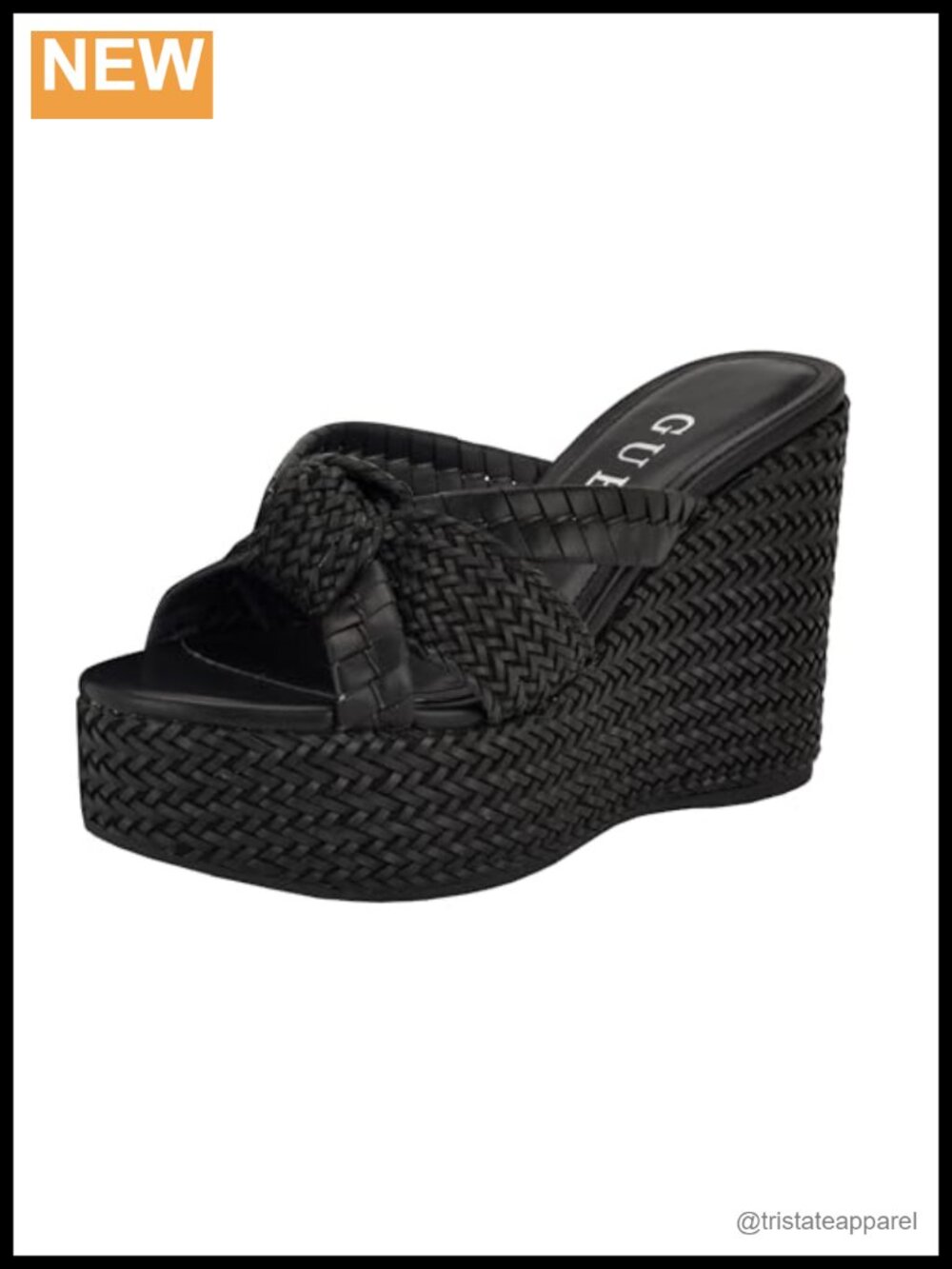 Synthetic Wedge Sandals Slip On Open Toe Platform Comfort